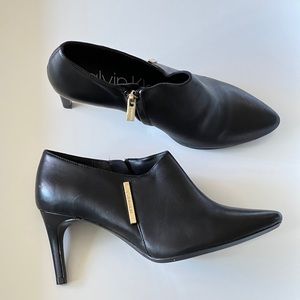 Calvin Klein, black, size 7.5, little used, new condition.